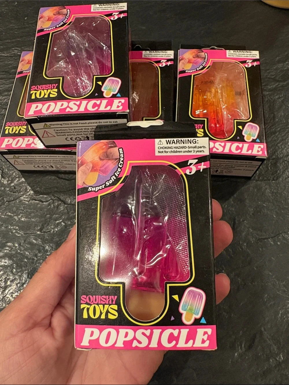 Squishy Popsicle Toy - Pink by